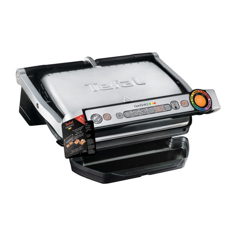 TEFAL Grils OptiGrill+ ,2000 W, tērauda GC716D12