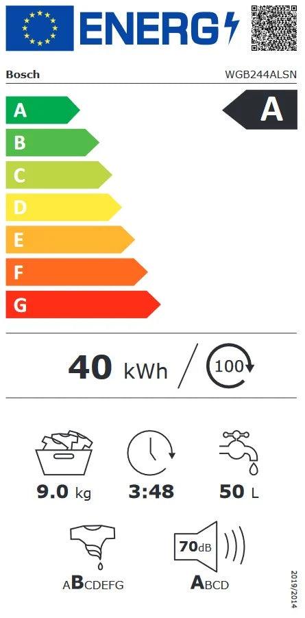 Veļas mazgājamā mašīna BOSCH WGB244ALSN - DomoTehnika