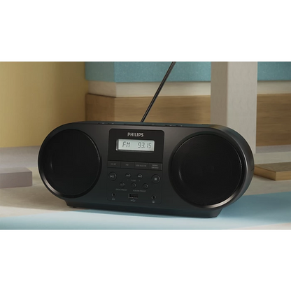 PHILIPS CD Soundmachine magnetola, melna TAZ5000/10