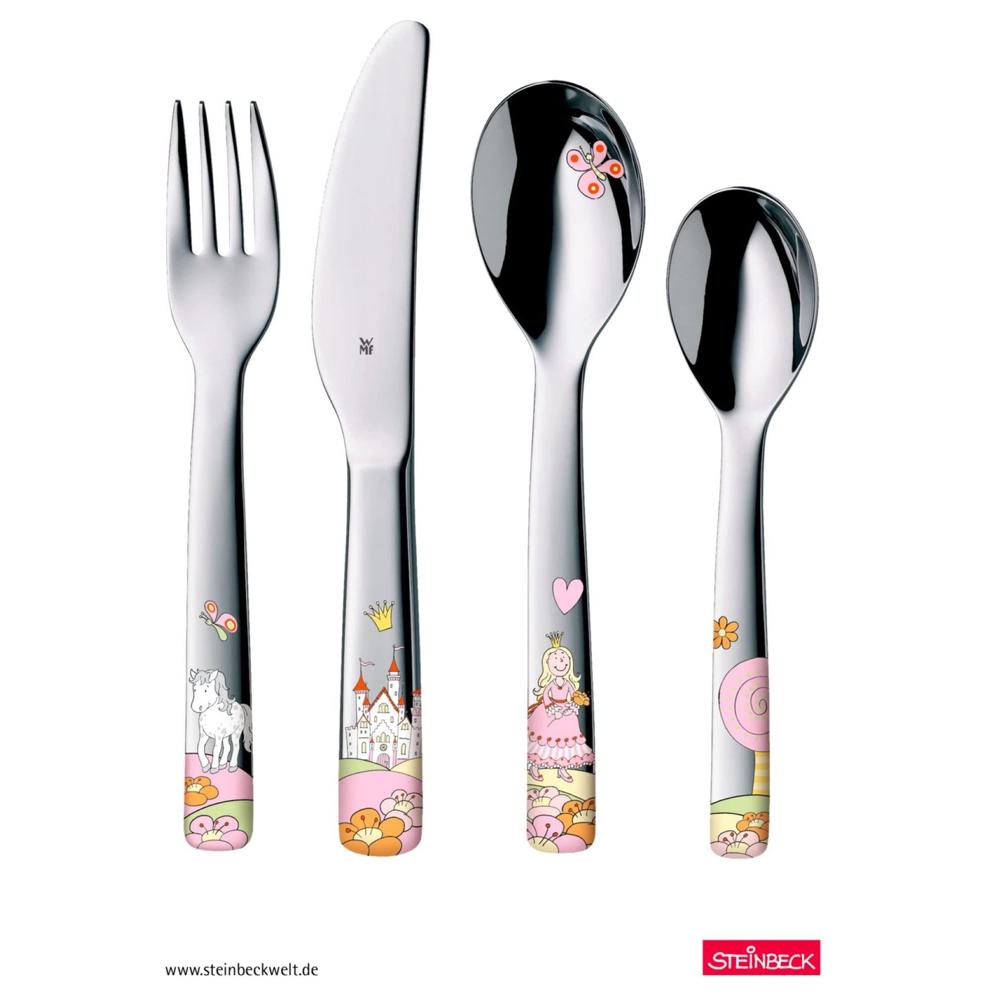Bērnu galda piederumu komplekts WMF Prinzessin 6-piece - DomoTehnika