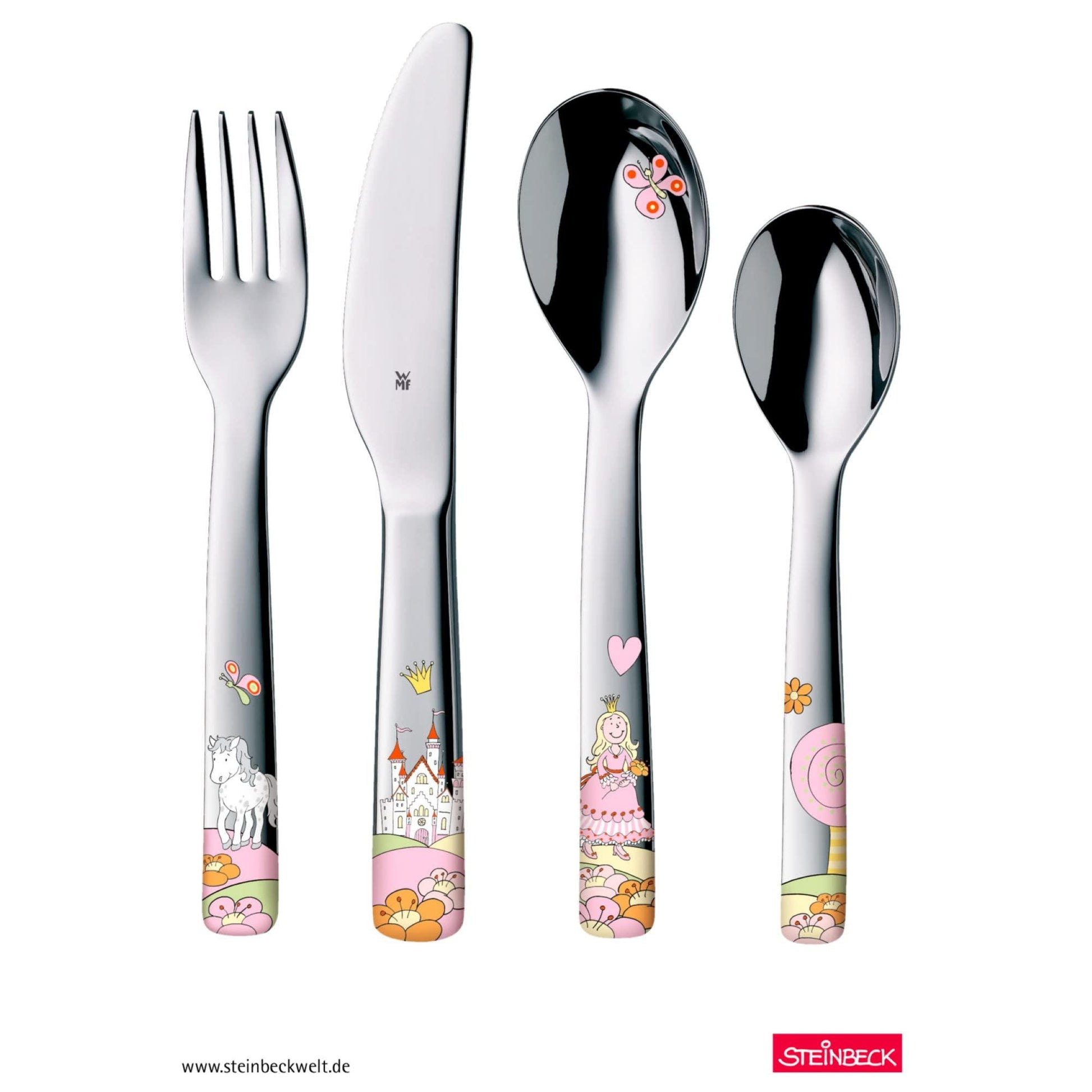 Bērnu galda piederumu komplekts WMF Prinzessin 6-piece - DomoTehnika