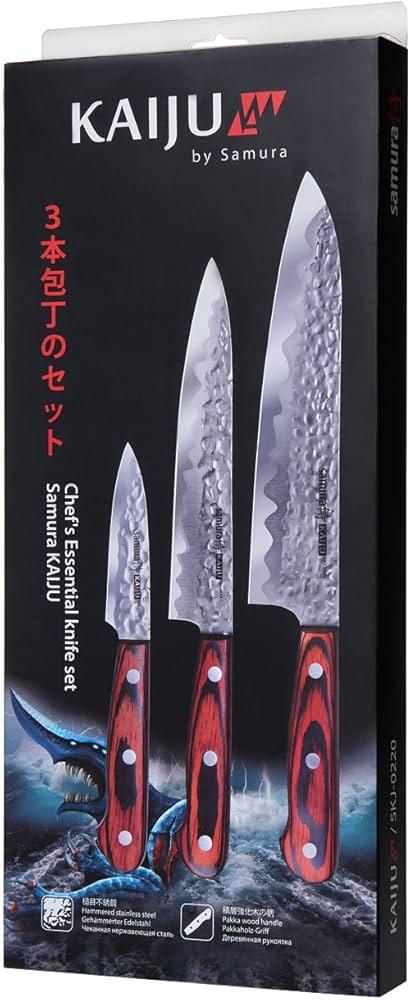 Nažu komplekts SAMURA KAIJU Set of 3 kitchen knives SKJ-0220 - DomoTehnika