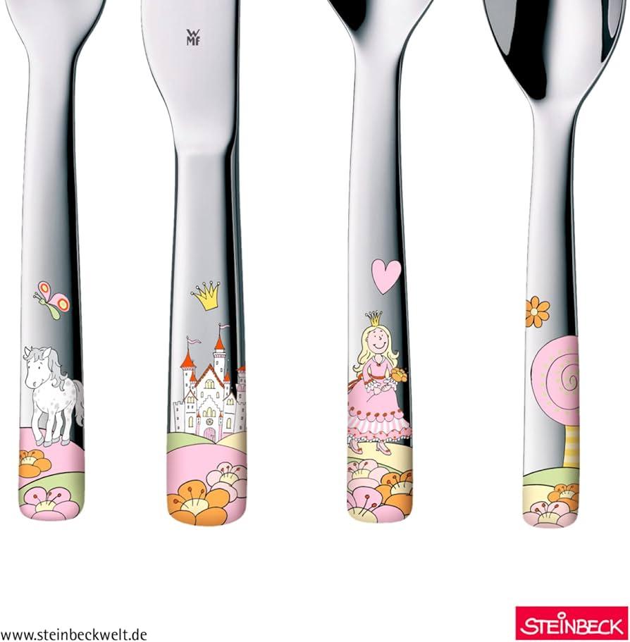 Bērnu galda piederumu komplekts WMF Prinzessin 4-piece - DomoTehnika