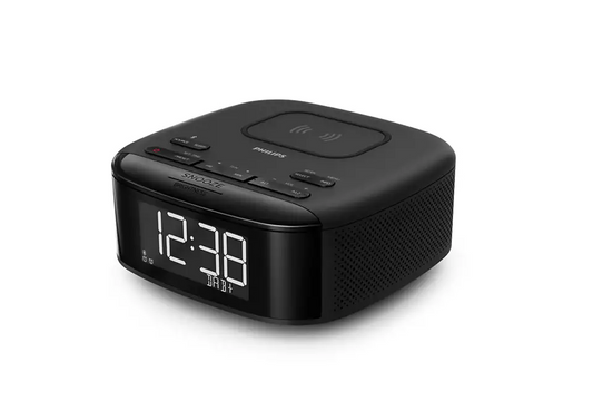 PHILIPS Radio pulkstenis, melns TAR7705/10