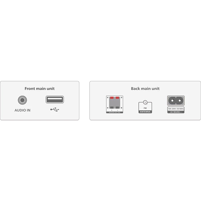 PHILIPS mūzikas sistēma ar Bluetooth, CD, 20W, melns/sudraba TAM3205M2/12
