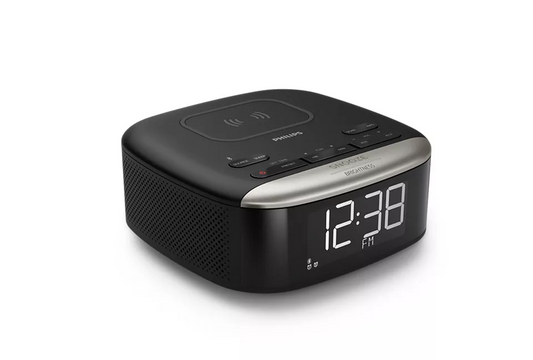 PHILIPS Radio pulkstenis, melns TAR7606/10