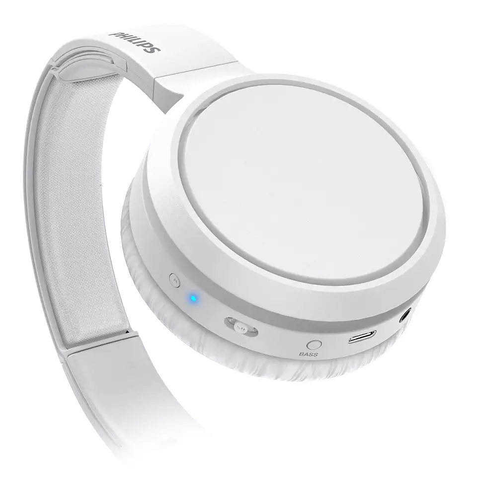 PHILIPS On-Ear austiņas ar Bluetooth, baltas TAH5205WT/00