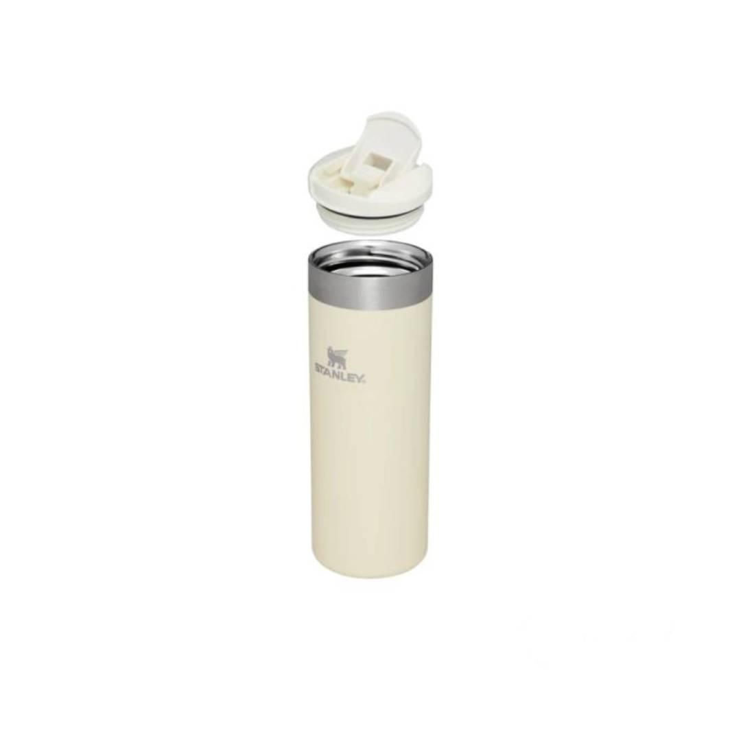 Termokrūze STANLEY The AeroLight Transit Mug 0,47L krēmkrāsā - DomoTehnika