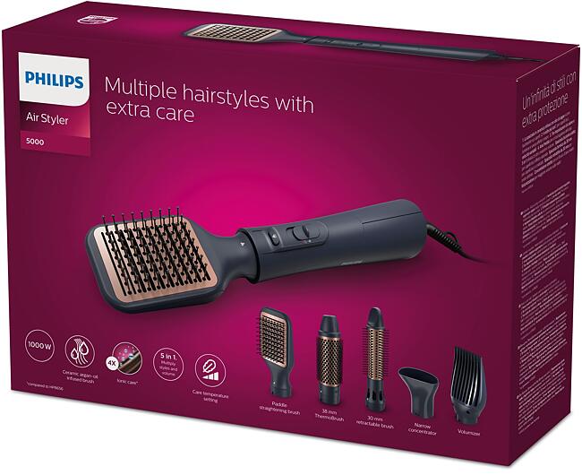 PHILIPS Air Styler Essential matu veidotājs, 1000W BHA530/00