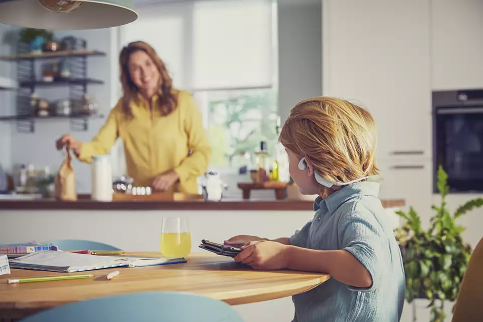 PHILIPS austiņas ar Bluetooth ar stīpu bērniem, baltas TAK4607GY/00