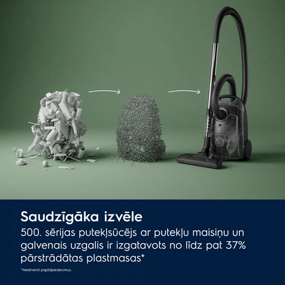 Electrolux 300 sērijas putekļu sūcējs ar maisiņu 750 W, zils EB31C1DB