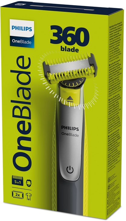 PHILIPS OneBlade 360 skuveklis sejai un ķermenim QP2834/23