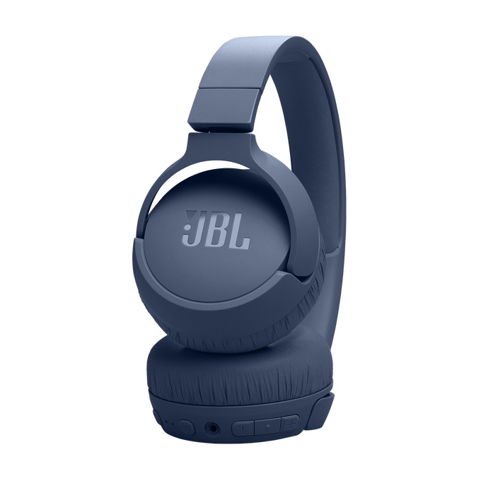 JBL on-ear bezvadu austiņas ar trokšņu  slāpēšanu, zilas JBLT670NCBLU