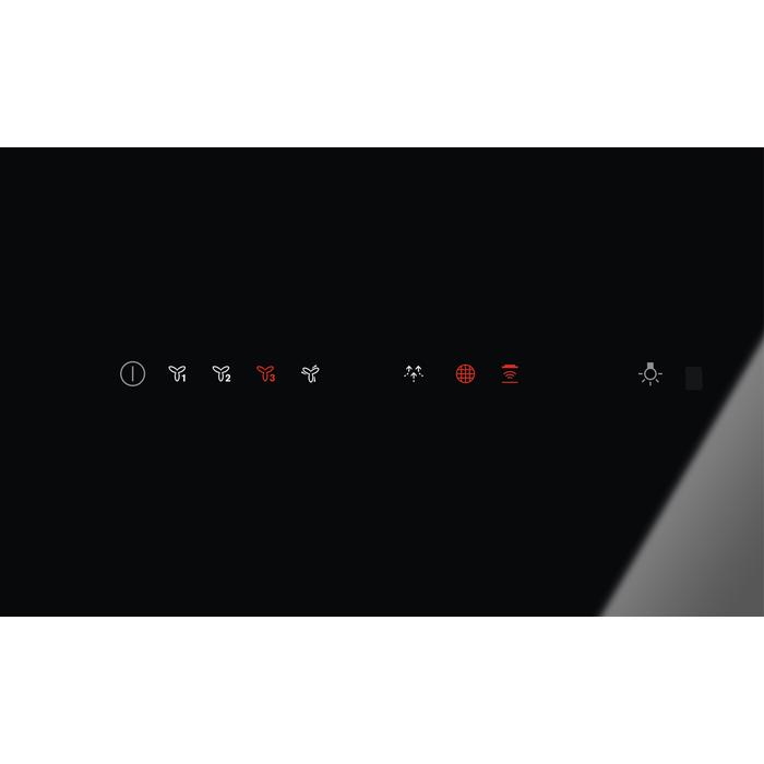 Electrolux skursteņa tipa nosūcējs, 60 cm, melns LFV416K