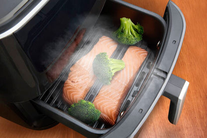 TEFAL karstā gaisa friteris, Easy Fry &amp; Steam, 1700 W, 3in1, melns FW2018