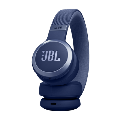 JBL LIVE bezvadu austiņas ar mikrofonu un trokšņu  slāpēšanu, zilas JBLLIVE670NCBLU