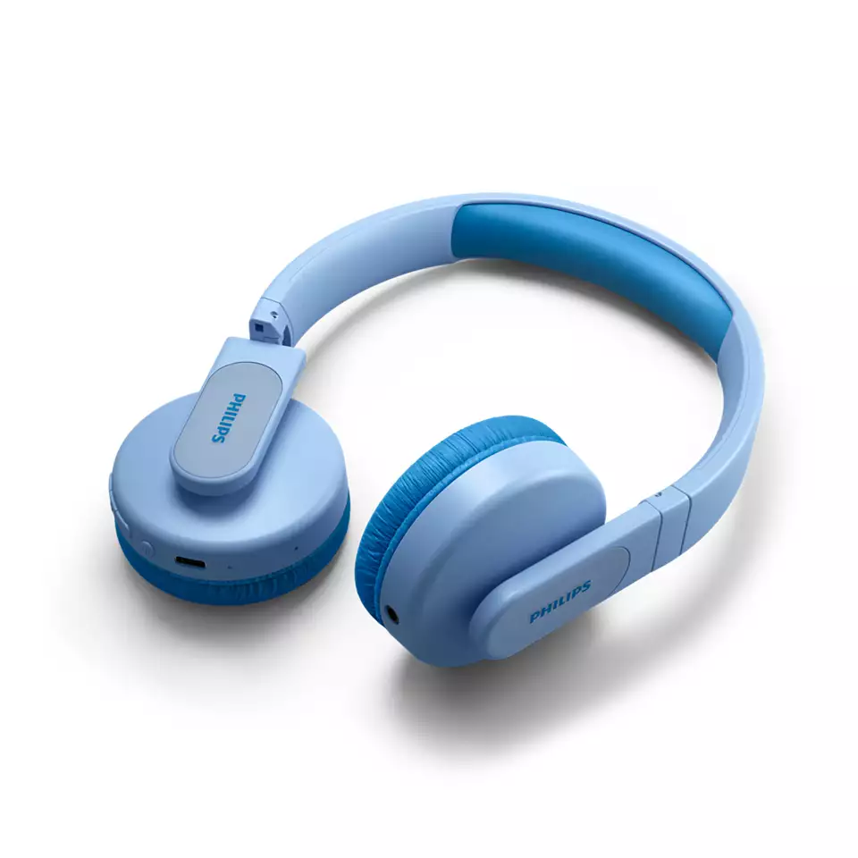 PHILIPS on-ear austiņas ar Bluetooth bērniem, zilas TAK4206BL/00