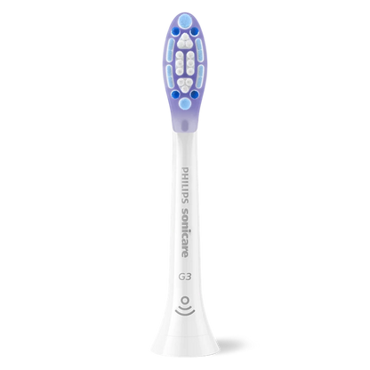 PHILIPS Sonicare G3 Premium Gum Care Standard zobu birstes uzgalis, 2gab, balts HX9052/87
