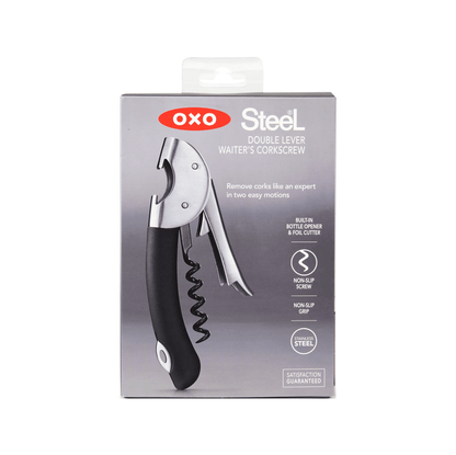 Korķviļķis OXO Double Lever Waiter's Corkscrew 3110200 - DomoTehnika