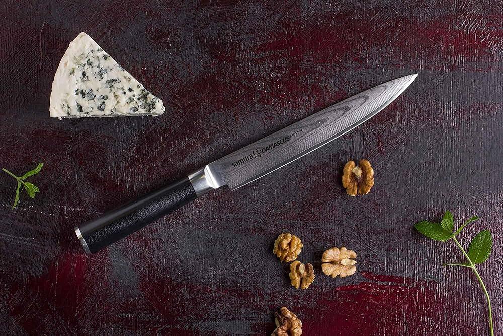 Filejas nazis SAMURA DAMASCUS Slicing knife 9.0"/ 230 mm SD-0045 - DomoTehnika