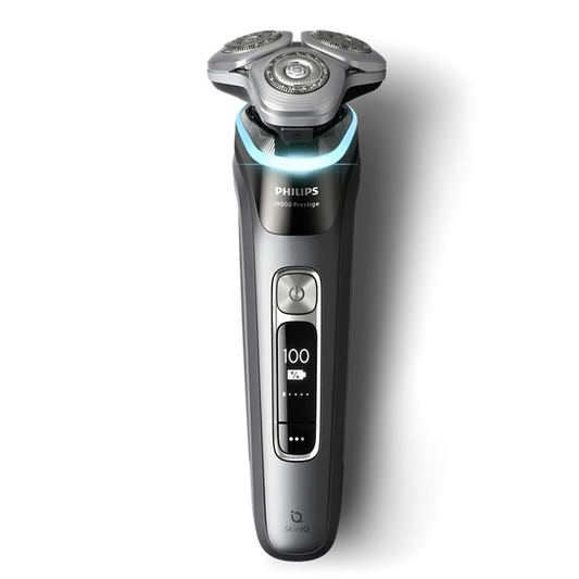 PHILIPS i9000 Prestige Ultra Elektroskuveklis mitrai/sausai skūšanai (lādējams), Tumšs šīferis XP9202/10