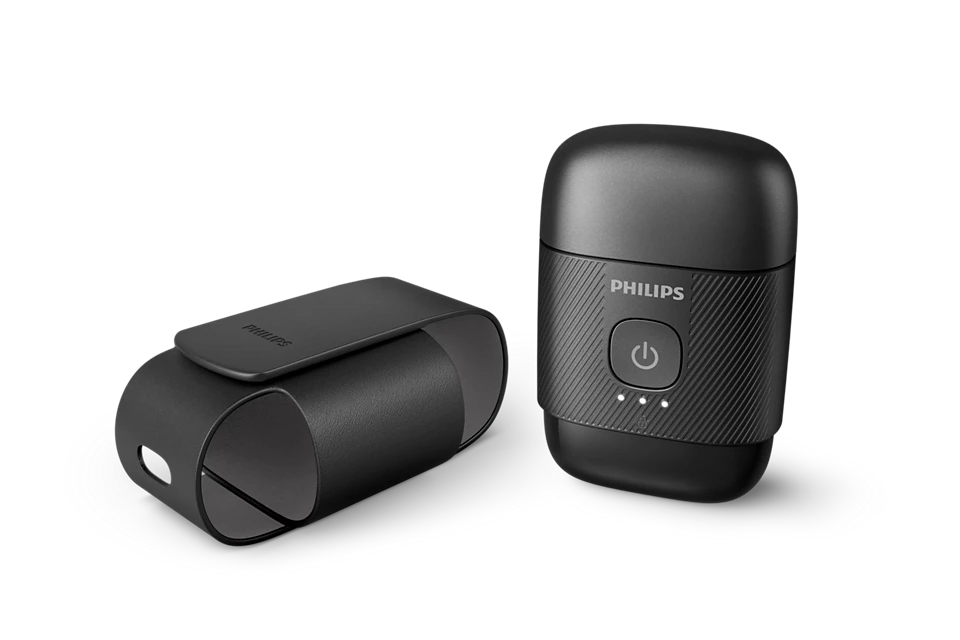 PHILIPS Shaver Series 5000 Compact elektriskais skuveklis mitrai un sausai skūšanai, melns S591/05