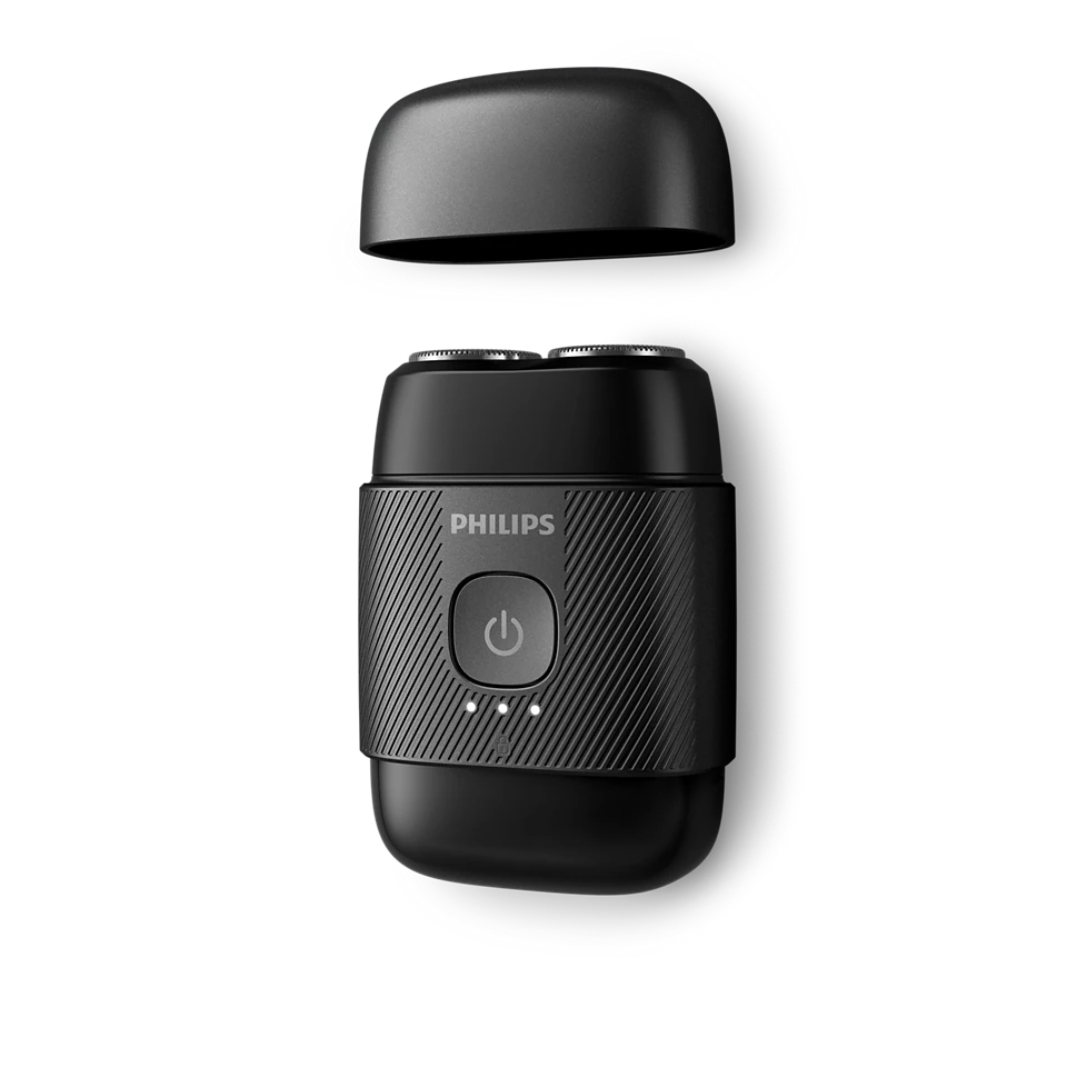 PHILIPS Shaver Series 5000 Compact elektriskais skuveklis mitrai un sausai skūšanai, melns S591/05