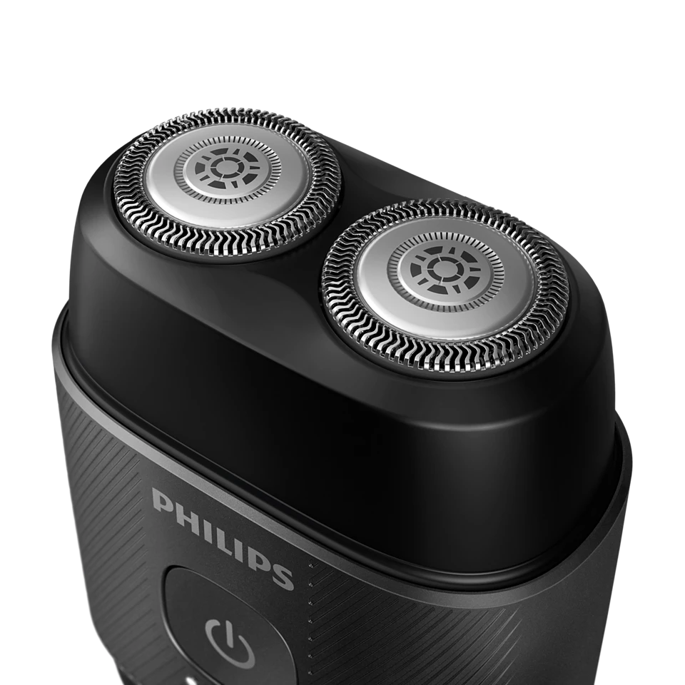 PHILIPS Shaver Series 5000 Compact elektriskais skuveklis mitrai un sausai skūšanai, melns S591/05