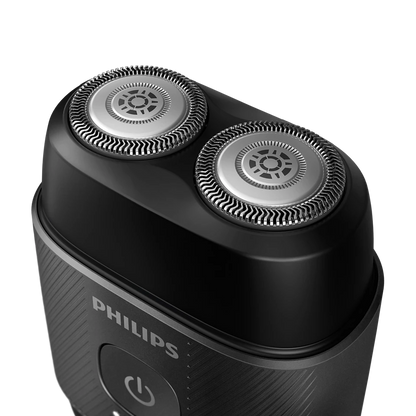 PHILIPS Shaver Series 5000 Compact elektriskais skuveklis mitrai un sausai skūšanai, melns S591/05