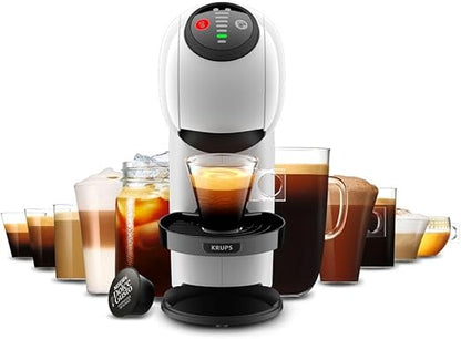 KRUPS kapsulu kafijas automāts ar Nescafe®Dolce Gusto® Genio S, balts KP243110