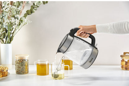 TEFAL tējkanna Double Layer, 1.7 L,caurspīdīga KI700830