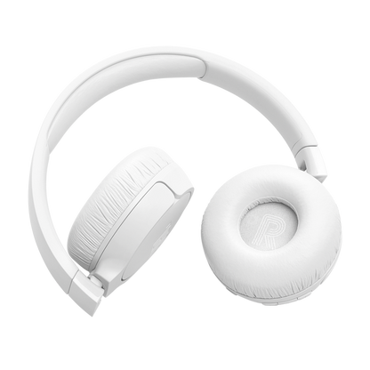 JBL on-ear bezvadu austiņas ar trokšņu  slāpēšanu, baltas JBLT670NCWHT