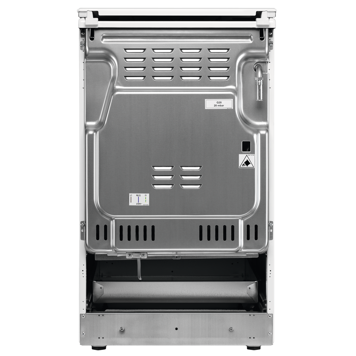 AEG gāzes plīts ar elektrisko cepeškrāsni CKB56490BW