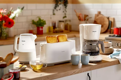 PHILIPS Daily Collection Tosteris, 830W, balts HD2590/00