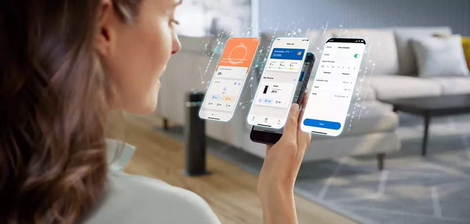 PHILIPS 5000 sērijas Energotaupīgs keramiskais sildītājs CX5120/11