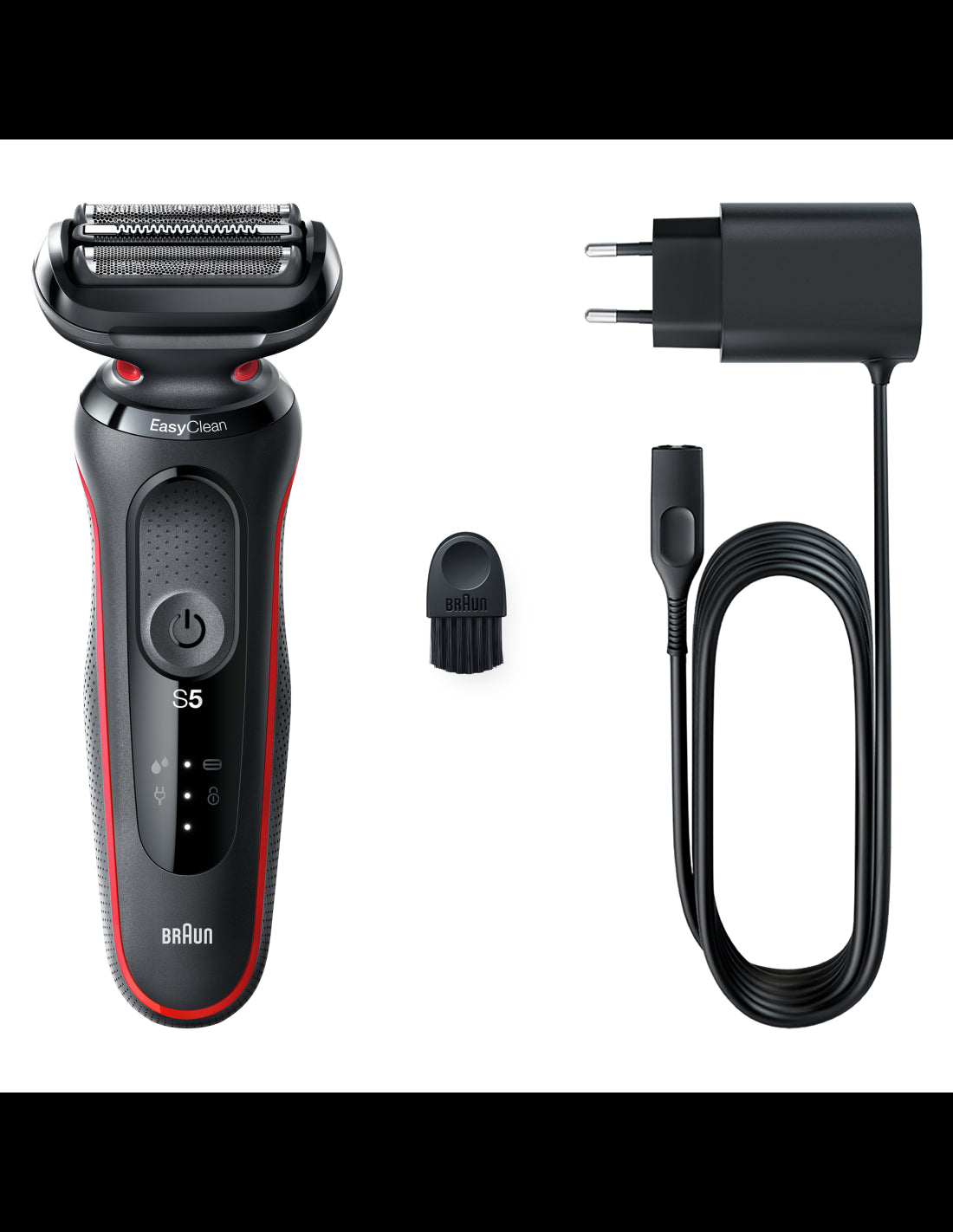 BRAUN Series 5 skuveklis AutoSense, sarkans 51-R1000s