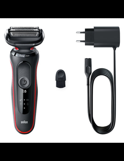 BRAUN Series 5 skuveklis AutoSense, sarkans 51-R1000s