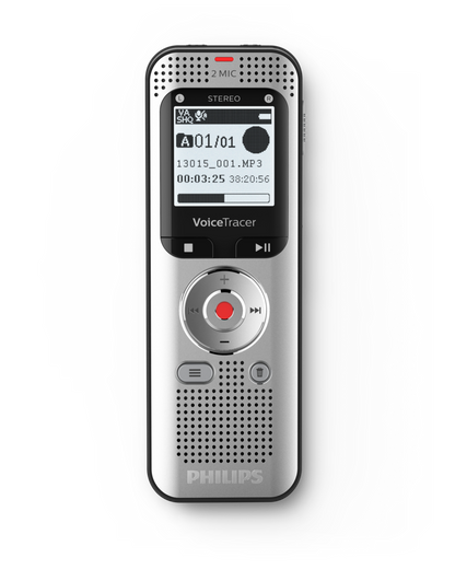 PHILIPS diktafons, 8GB, sudraba DVT2050