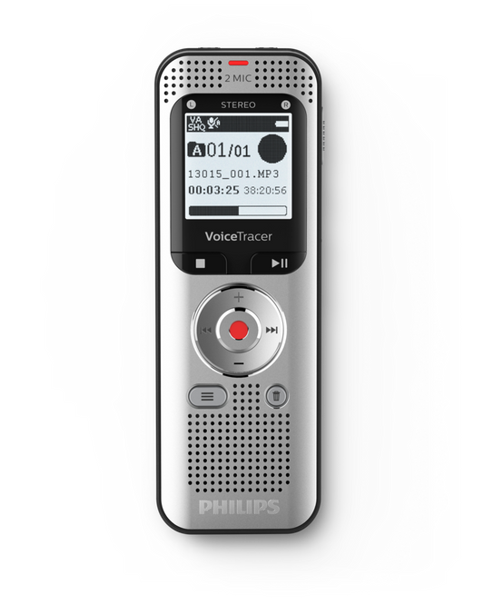 PHILIPS diktafons, 8GB, sudraba DVT2050