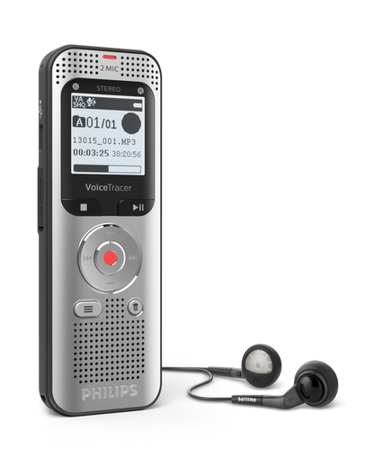 PHILIPS diktafons, 8GB, sudraba DVT2050
