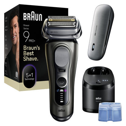BRAUN bārdas skuveklis 9 Pro+, pelēks 9675CC