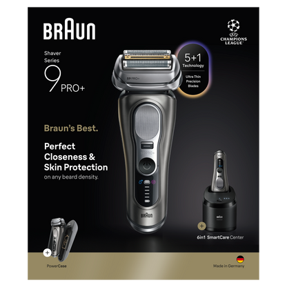 BRAUN bārdas skuveklis 9 Pro+, pelēks 9675CC