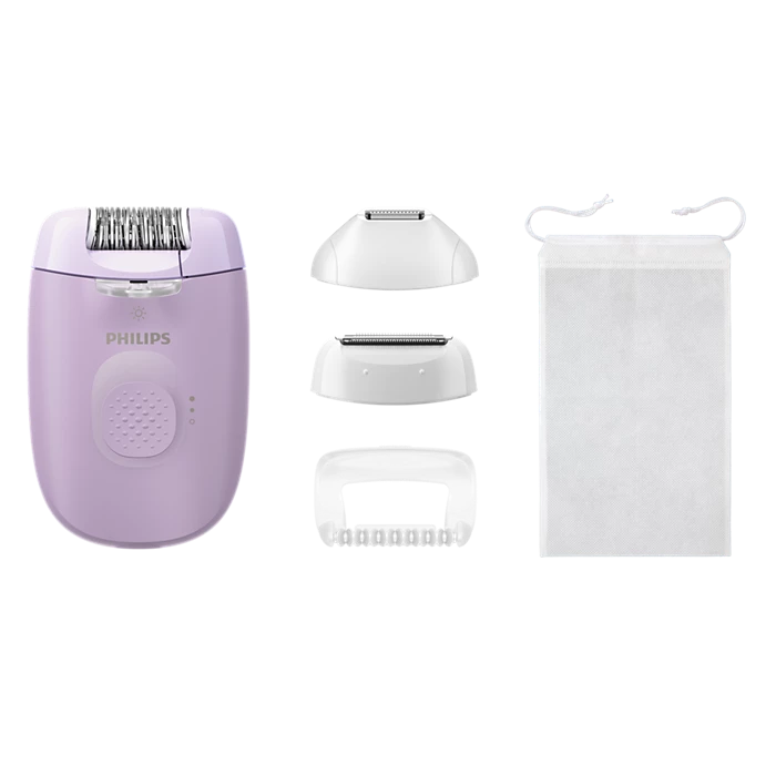 PHILIPS 4000. sērijas epilators ar vadu, violets BRE257/00