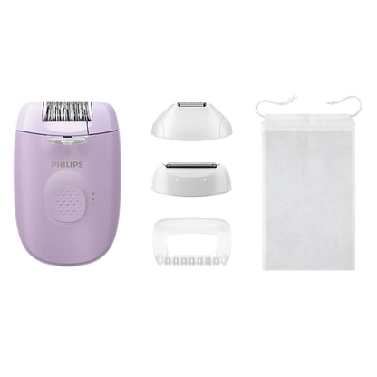 PHILIPS 4000. sērijas epilators ar vadu, violets BRE257/00