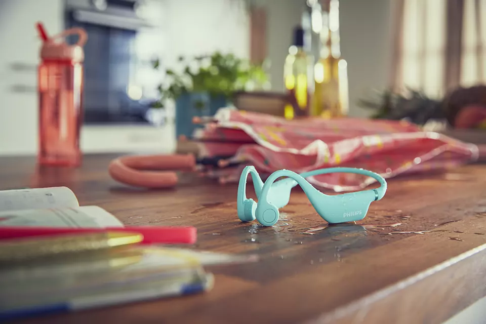 PHILIPS austiņas ar Bluetooth ar stīpu bērniem, zaļas TAK4607GR/00