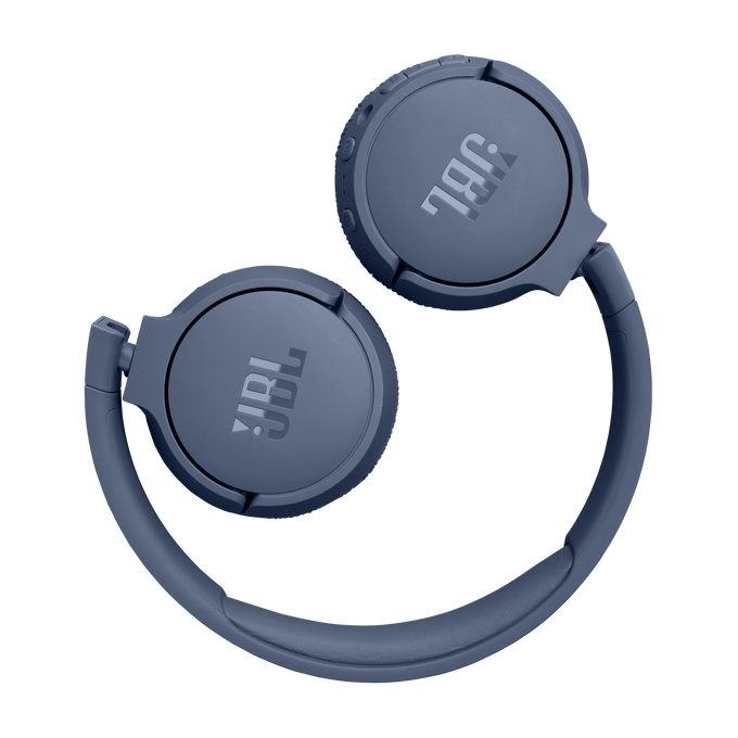 JBL on-ear bezvadu austiņas ar trokšņu  slāpēšanu, zilas JBLT670NCBLU