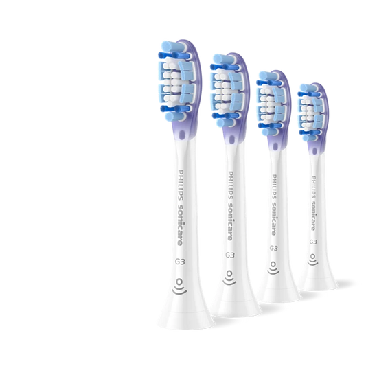 Sonicare G3 Premium Gum Care Standard zobu birstes uzgaļi, 4gab, balts HX9054/87