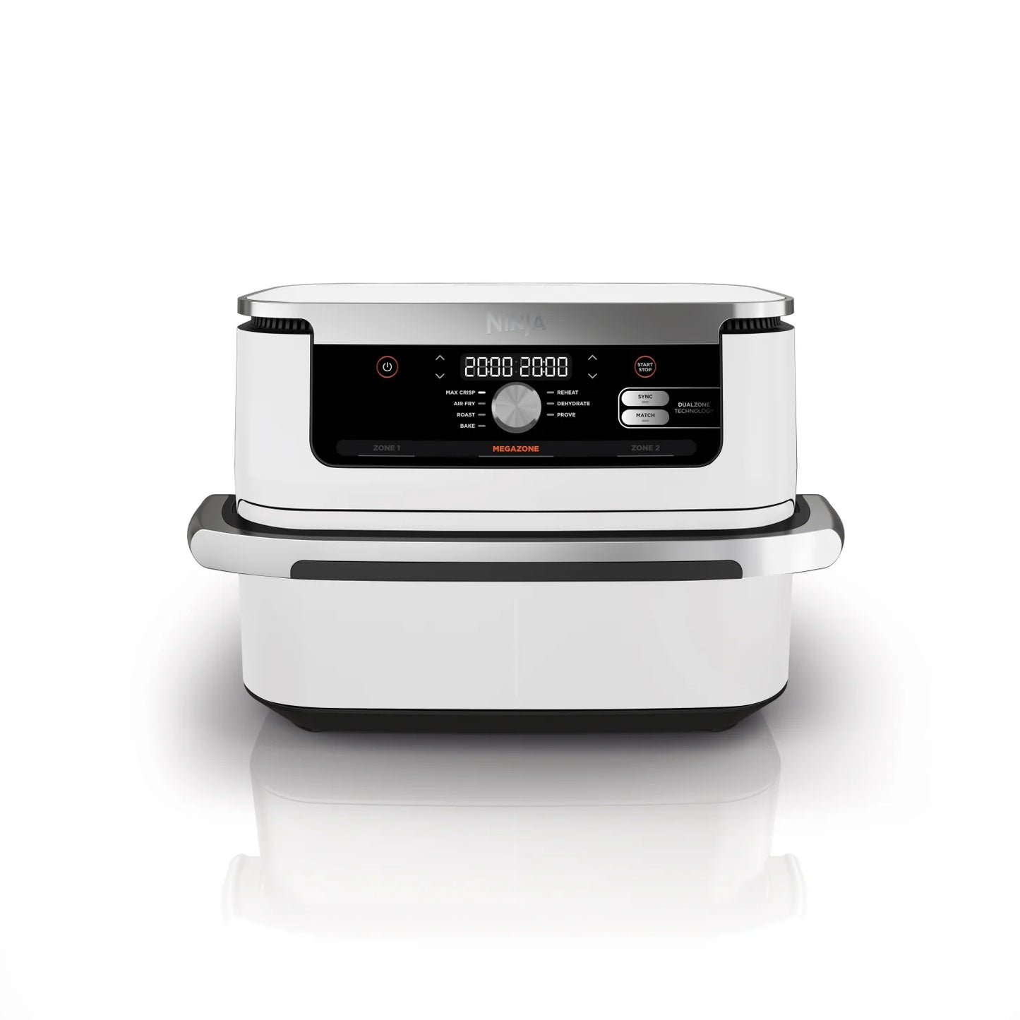 Ninja karstā gaisa katls Double , 10.4l, 2470W, balts, nerūsējošais tērauds AF500EUWH