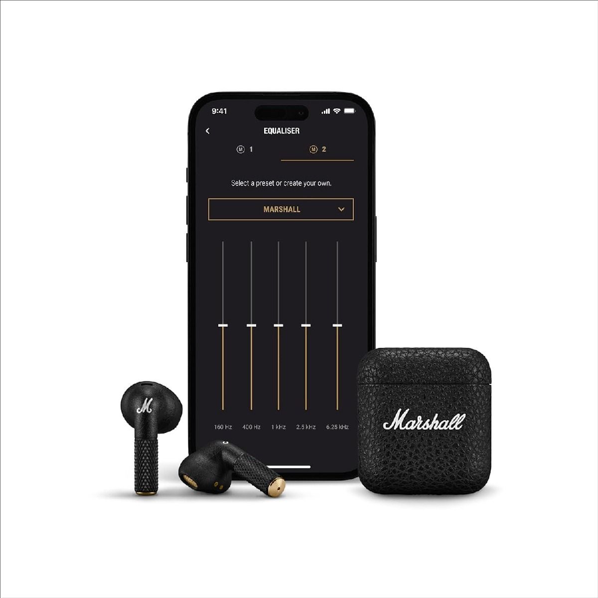 Wireless headphones MARSHALL Minor IV, black 740073