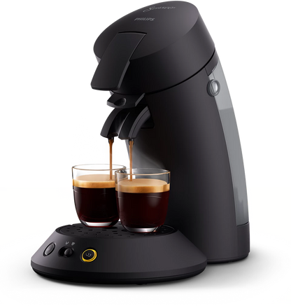 PHILIPS SENSEO Original Plus kafijas spilventiņu automāts, melns CSA210/61